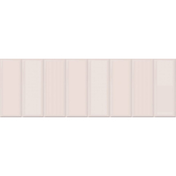 Декор Роса Рок розовый Полосы (1664-0213) 20х60 (5шт/кор)