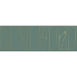 Декор Роса Рок зеленый (1664-0214) 20х60 (5шт/кор)