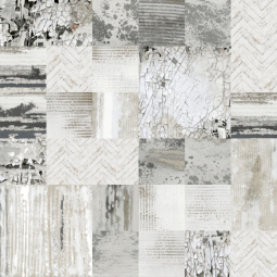 Керамический гранит декор Айриш бело-серый (7246-0006) 45*45 (1,62м2/42,12м2) 