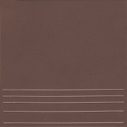 Плитка напольная клинкерная Амстердам 4 коричневый Ступень 