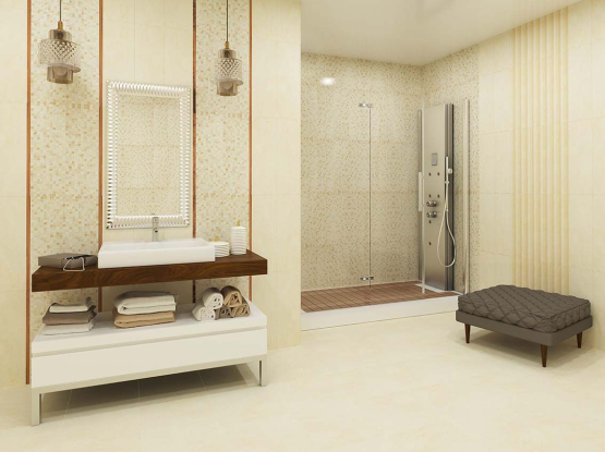 Керамическая плитка Атриум беж (BELLEZA CERAMICA)