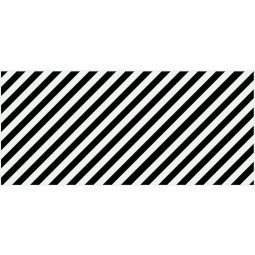 Декор Evolution диагонали чер-бел (EV2G442) 20*44 