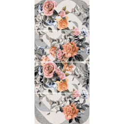 Лофт стайл серое (1609-0020) 45х100 (4 шт/3шт) панно