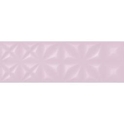 Настенная плитка Lila рельеф розовый (LLU072D) 25x75