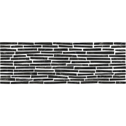 Плитка настенная Монако 5Д черный 750*250 (1,69м2/60,84м2)