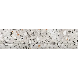Ступень Evia Terrazzo сер1200*300 (NR0371) (1,44м2/43,2м2) керамогранит