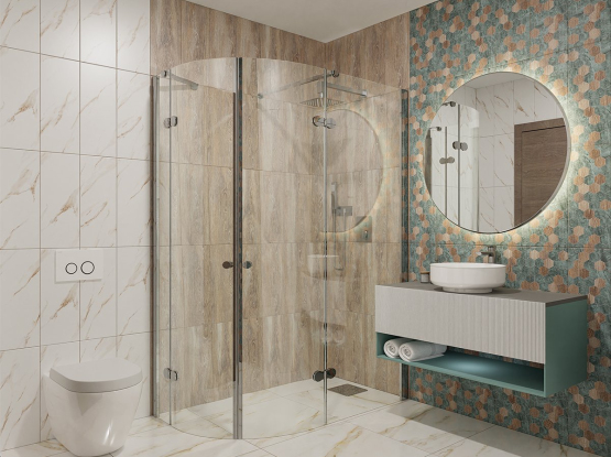 Керамическая плитка Calacatta Ivori / Калакатта Ивори (АЗОРИ)